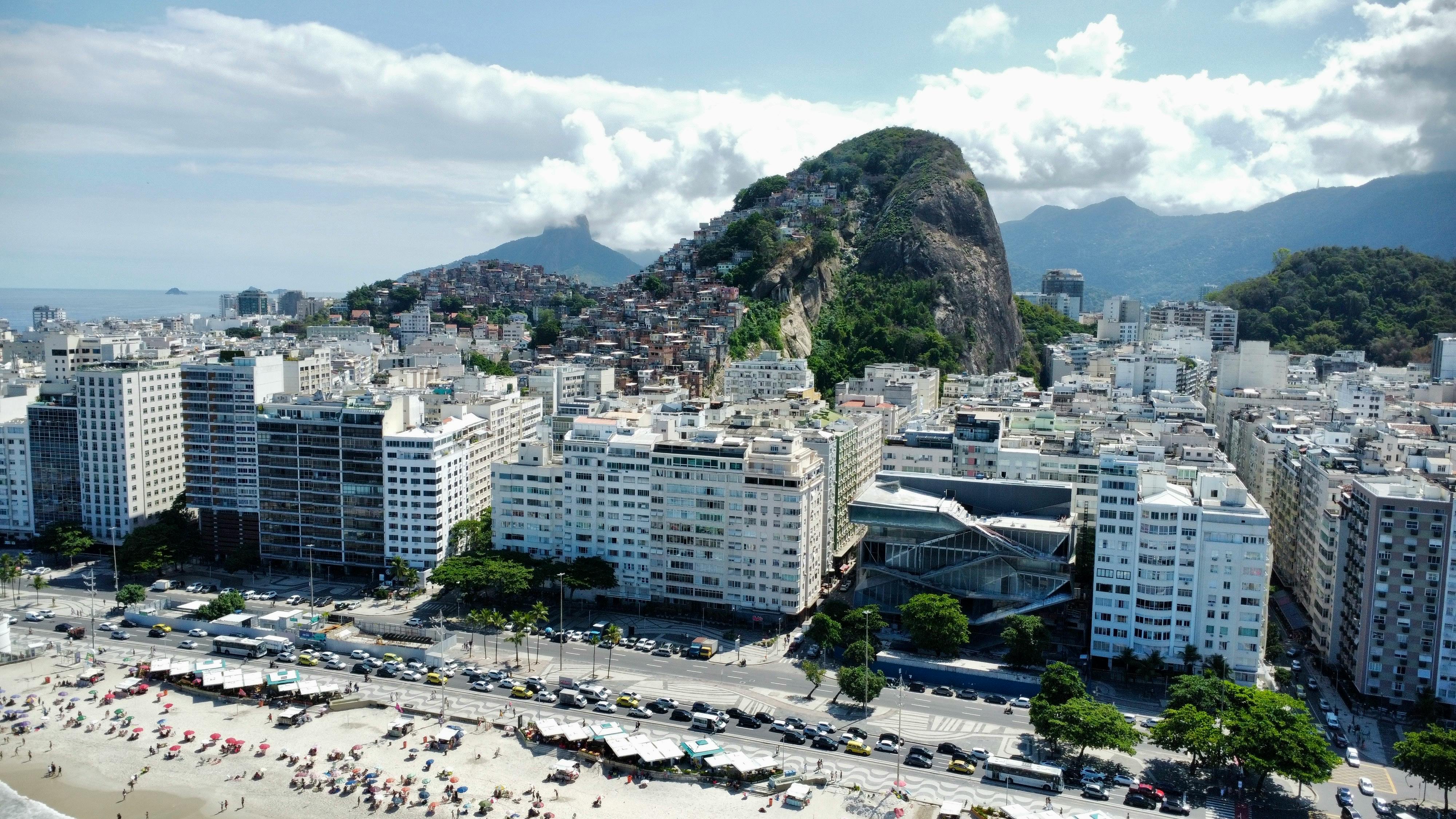 Praia de Copacabana vista do alto